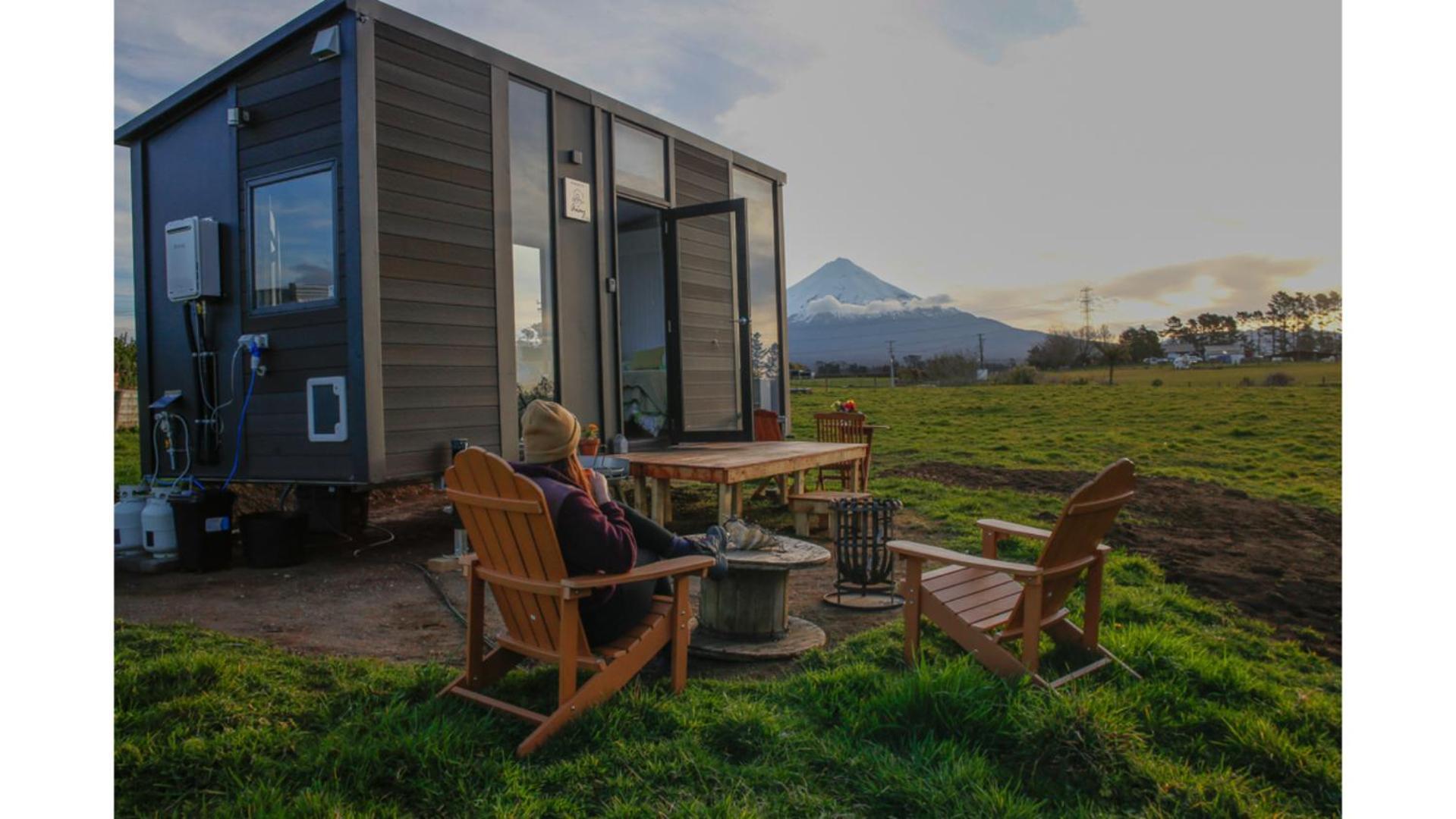 Villa Taranaki Creekside Kea By Tiny Away Stratford Exterior foto